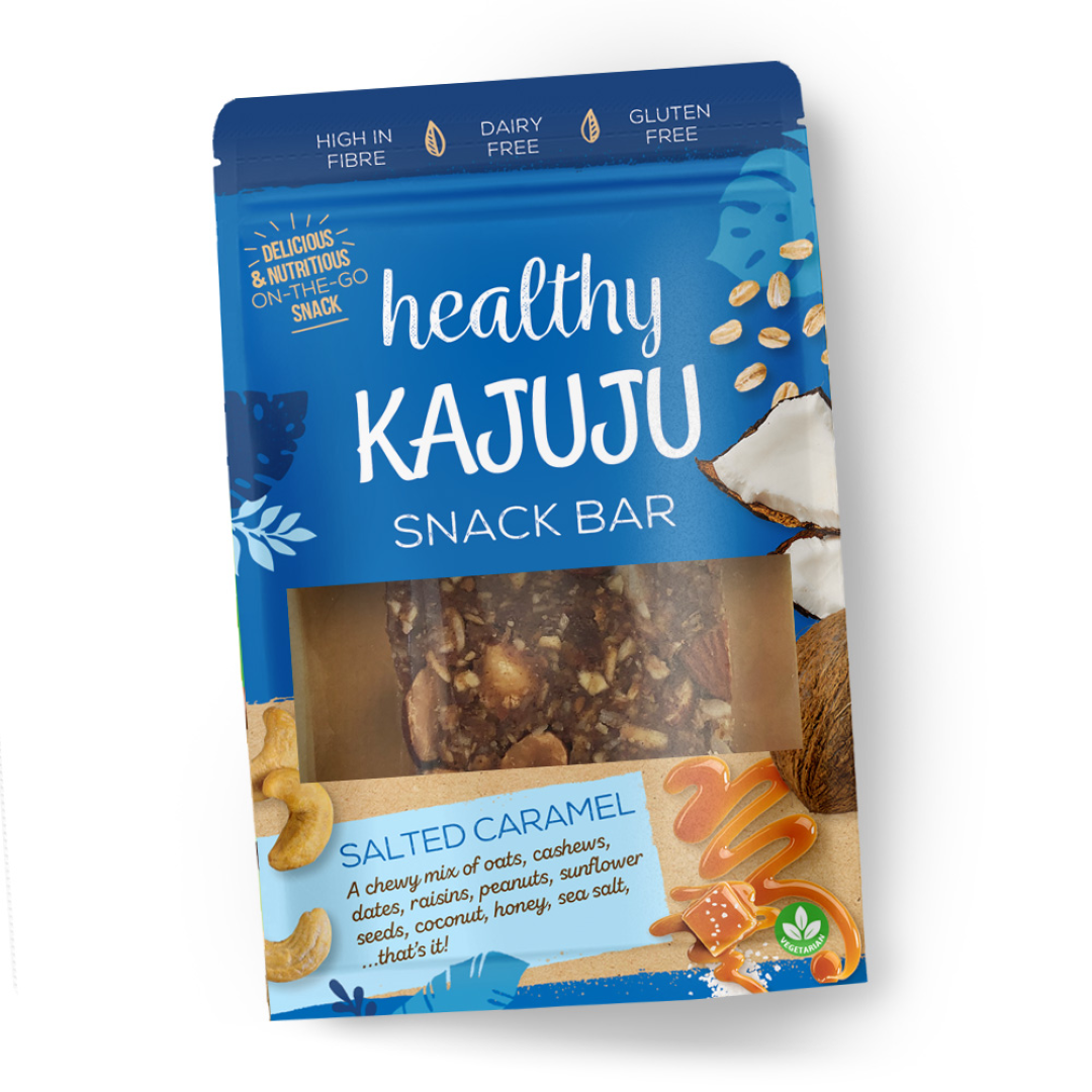 HEALTHY KAJUJU SNACK BAR SALTED CARAMEL 65G